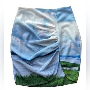 Hanifa | Hanifa Pink Label Print Skirt